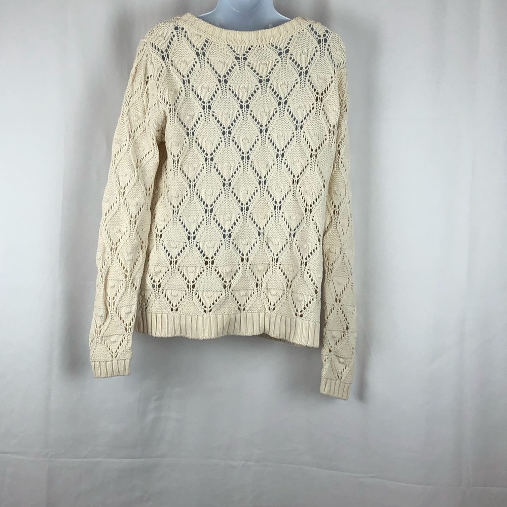 Tommy Hilfiger open weave Cotton sweater M - Picture 8 of 10